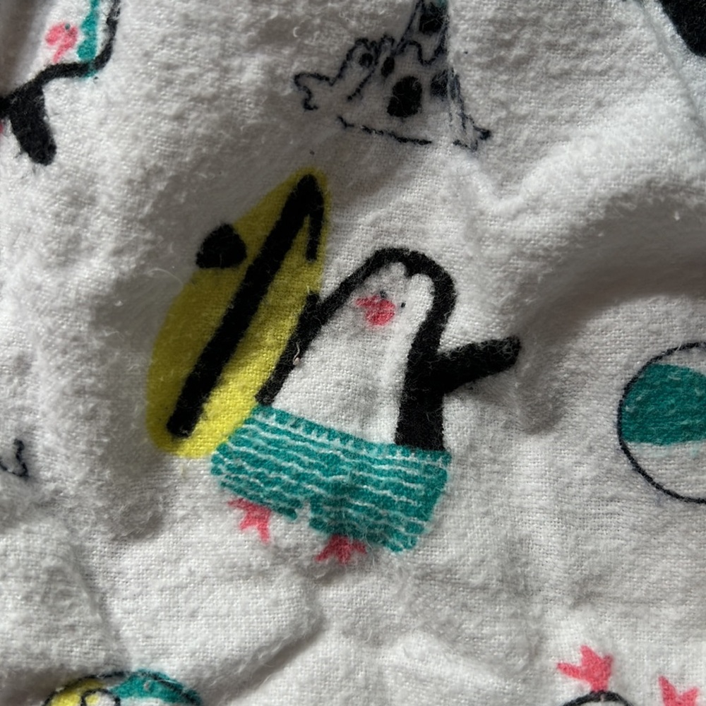 Forever 21 Flannel Pajama Shorts w/ adorable beach penguin design ✨